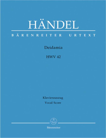 Deidamia (HWV 42) (It-G) (Urtext). : Vocal Score: (Barenreiter)