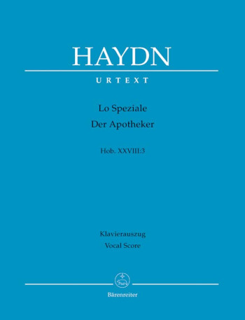 Lo Speziale (Der Apotheker) Dramma giocoso (Hob.XXVIII:3) (Urtext). : Vocal Score: (Barenreiter)