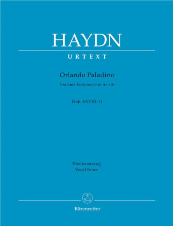 Orlando Paladino (Hob.XXVIII:11) (It) (Urtext). : Vocal Score: (Barenreiter)
