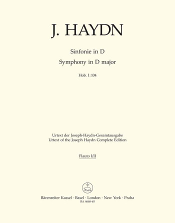 Symphony No.104 in D (London) (Hob.I:104) (London No.12) (Urtext). : Wind set: (Barenreiter)