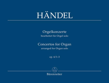 Concerto for Organ Op.4, Vol. 1 Nos 1 - 3 (arranged for solo organ).: Organ: (Barenreiter)