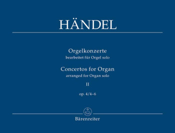 Concerto for Organ Op.4, Vol. 2 Nos 4 - 6 (arranged for solo organ).: Organ: (Barenreiter)