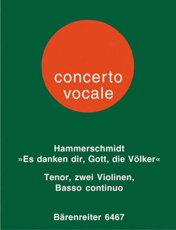 Es danken dir, Gott, die Voelker (G). : Voice: (Barenreiter)