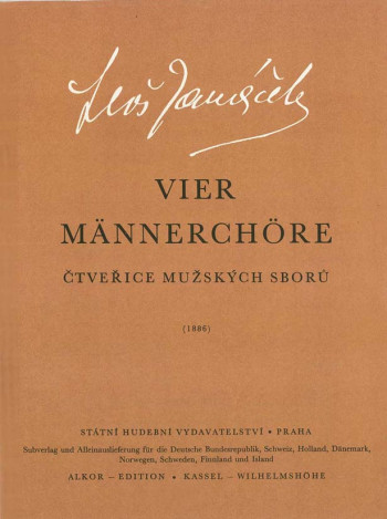 Four Male Choruses (Cz). : Choral: (Barenreiter)