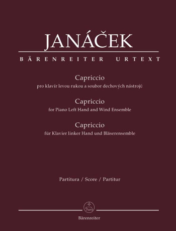 Capriccio for Piano (Left Hand) and Wind Ensemble (Urtext). : Mixed Ensemble: (Barenreiter)