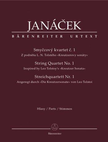 String Quartet No.1 (Inspired by Tolstoy's Kreutzer Sonata) (Urtext).: String Quartet: (Barenreiter)