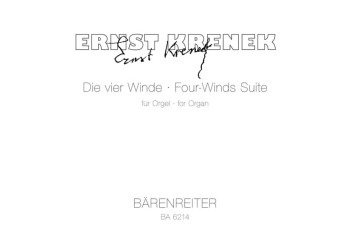 Four Winds Suite, Op.223 (1975). : Organ: (Barenreiter)