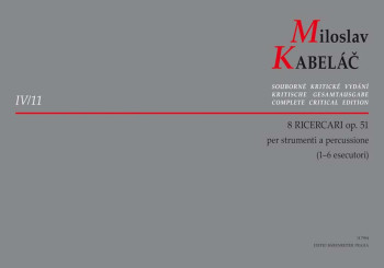 Ricercari (8), Op.51. : Percussion: (Barenreiter)