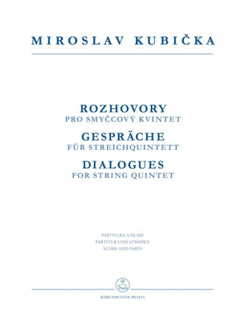 Dialogues (1982/1984). : String Quintets: (Barenreiter)