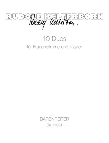 Duos for Female Voice and Piano (10) (G). : Voice: (Barenreiter)
