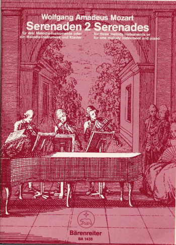 Serenade No. 2 in C (orig B-flat) (K.439b). : Mixed Ensemble: (Barenreiter)