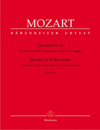 Piano Quintet in E-flat (K.452) (Urtext). : Mixed Ensemble: (Barenreiter)