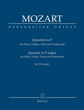 Oboe Quartet in F (K.370) (Urtext). Study score (Barenreiter)