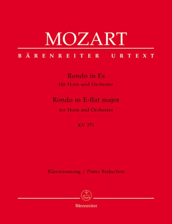 Rondo in E-flat (K.371) (Urtext). : Horn & Piano: (Barenreiter)