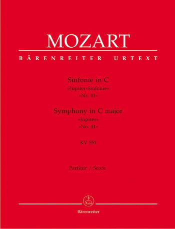 Symphony No.41 in C (K.551) (Jupiter) (Urtext). : Large Score Paperback: (Barenreiter)
