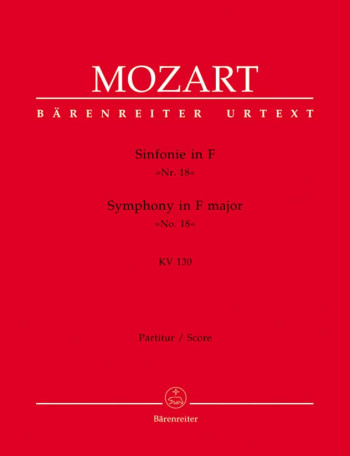 Symphony No.18 in F (K.130) (Urtext). : Large Score Paperback: (Barenreiter)