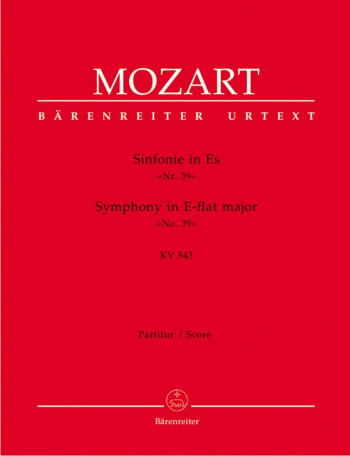 Symphony No.39 in E-flat  (K.543) (Urtext). : Large Score Paperback: (Barenreiter)
