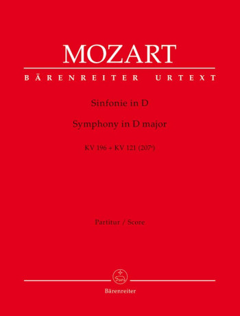 Symphony in D (K.196/121) (Urtext). Overture from 'La finta giardiniera'.: Large Score Paperback: (B