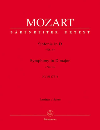 Symphony in D (K.81) (Urtext). : Large Score Paperback: (Barenreiter)