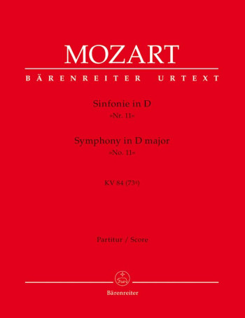 Symphony No.11 in D (K.84/73q) (Urtext). : Large Score Paperback: (Barenreiter)