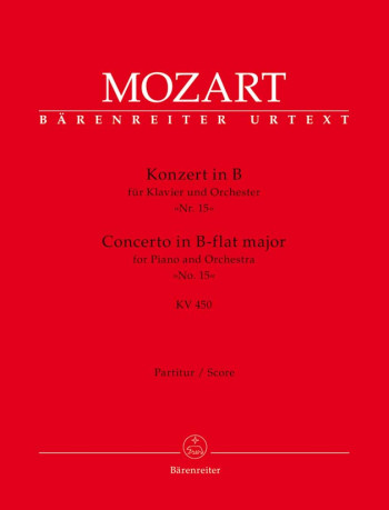 Concerto for Piano No.15 in B-flat (K.450) (Urtext). : Large Score Paperback: (Barenreiter)