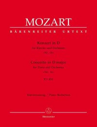Concerto for Piano No.16 in D (K.451) (Urtext). : Large Score Paperback: (Barenreiter)