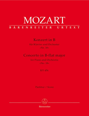 Concerto for Piano No.18 in B-flat (K.456) (Urtext). : Large Score Paperback: (Barenreiter)
