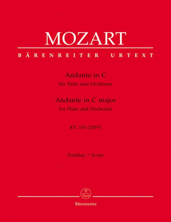 Andante for Flute in C (K.315) (Urtext). : Large Score Paperback: (Barenreiter)