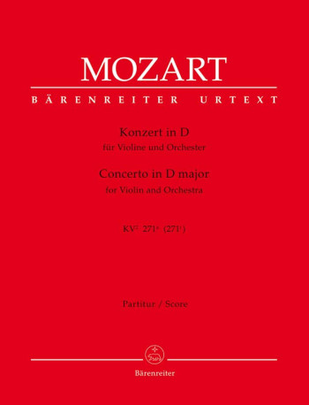 Violin Concerto D (K.2 K.271a) (Urtext): Large Score Paperback (Barenreiter)
