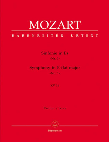Symphony No. 1 in E-flat (K.16) (Urtext). : Large Score Paperback: (Barenreiter)