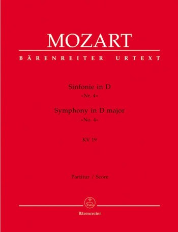 Symphony No. 4 in D (K.19) (Urtext). : Large Score Paperback: (Barenreiter)