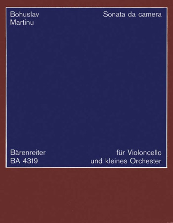 Sonata da camera (1940). : Study score: (Barenreiter)
