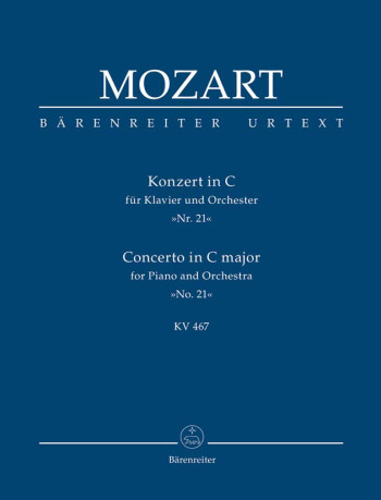 Concerto for Piano No.21 in C (K.467) (Urtext). : Study score: (Barenreiter)