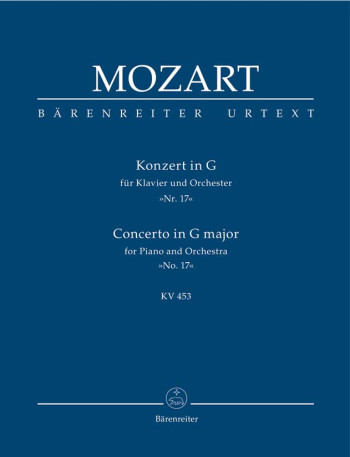 Concerto for Piano No.17 in G (K.453) (Urtext). : Study score: (Barenreiter)