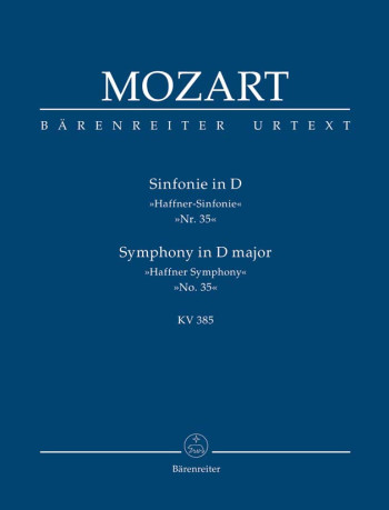 Symphony No.35 in D (K.385)  (Haffner) (Urtext). : Study score: (Barenreiter)