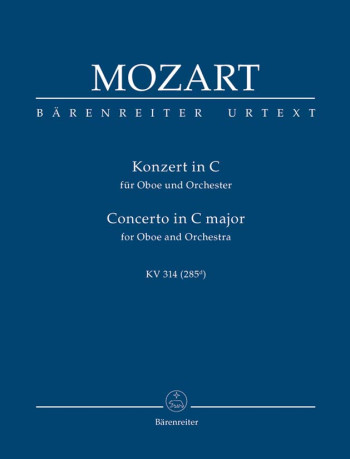 Concerto for Oboe in C (K.314) (K.285d) (Urtext) Study score (Barenreiter)