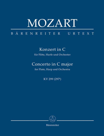 Concerto for Flute and Harp in C (K.299) (K.297c) (Urtext) Study score (Barenreiter)