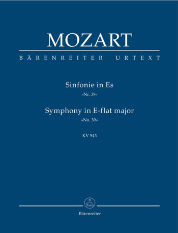 Symphony No.39 in E-flat  (K.543) (Urtext) Study score (Barenreiter)