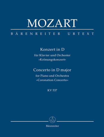 Concerto for Piano No.26 in D (K.537) (Urtext) Study score (Barenreiter)