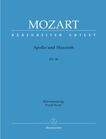 Apollo und Hyacinth. A Latin intermedium (K.38) (L) (Urtext). : Vocal Score: (Barenreiter)