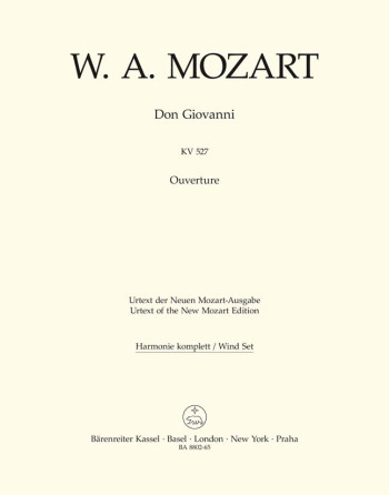 Don Giovanni (Overture) (K.527) (Urtext). : Wind set: (Barenreiter)