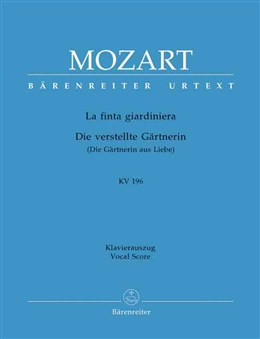 La finta giardiniera (Overture) (K.196) (Urtext).  : : (Barenreiter)