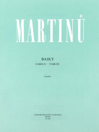 Fables. : Piano: (Barenreiter)