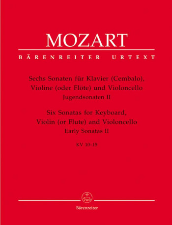 Sonatas for Violin and Piano, Vol.2: Early Sonatas (6). (K.10-15) (Urtext).: Violin & Piano: (Baren
