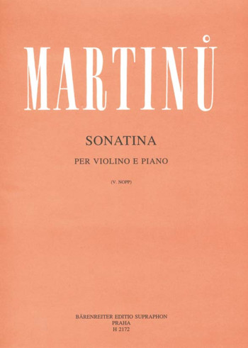 Sonatina. : Violin & Piano: (Barenreiter)