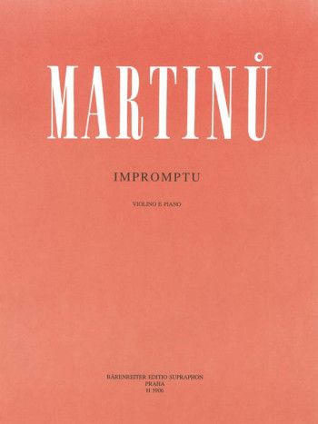 Impromptu. : Violin & Piano: (Barenreiter)