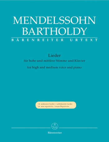 Songs for High (Medium) Voice and Piano (Urtext). : Voice: (Barenreiter)