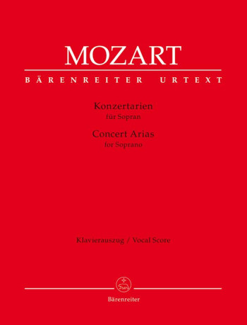 Concert Arias for Soprano (Urtext). : Voice: (Barenreiter)