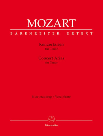Concert Arias for Tenor (Urtext). : Voice: (Barenreiter)