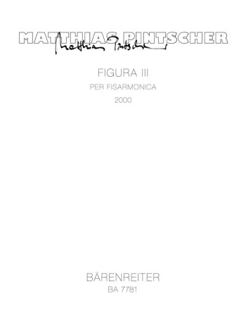 Figura III for Accordion. : Accordion: (Barenreiter)